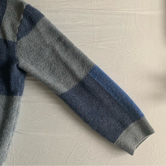 Maus & Hoffman Alpaca Wool Sweater Jumper Mens XL Color Block Crew Neck - Picture 8 of 14